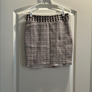 The Limited Black and Gray Pencil Skirt